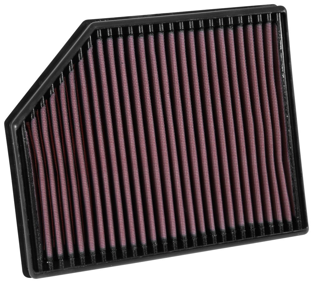 High-Flow K&N Original Lifetime Engine Air Filter: Increase Power: Premium, Washable: Compatible with 2016-2024 VOLVO: S60, S90, V60, V90, XC60, XC90, 33-3065