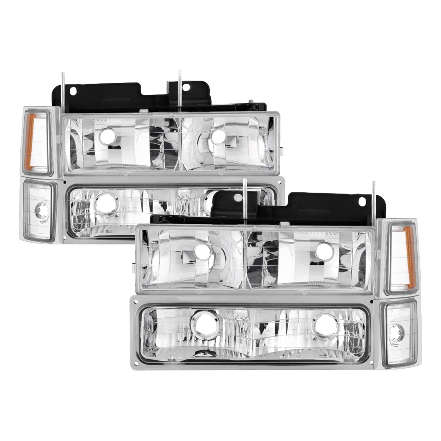 Crystal Front xTune Auto Headlight Kit Chrome/Clear 5069535