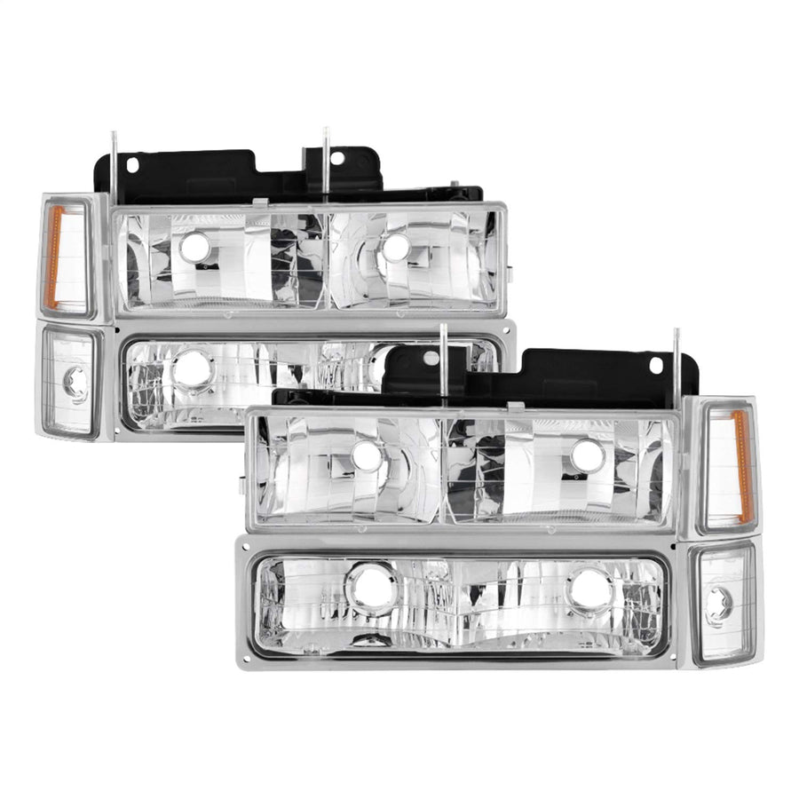 Crystal Front xTune Auto Headlight Kit Chrome/Clear 5069535