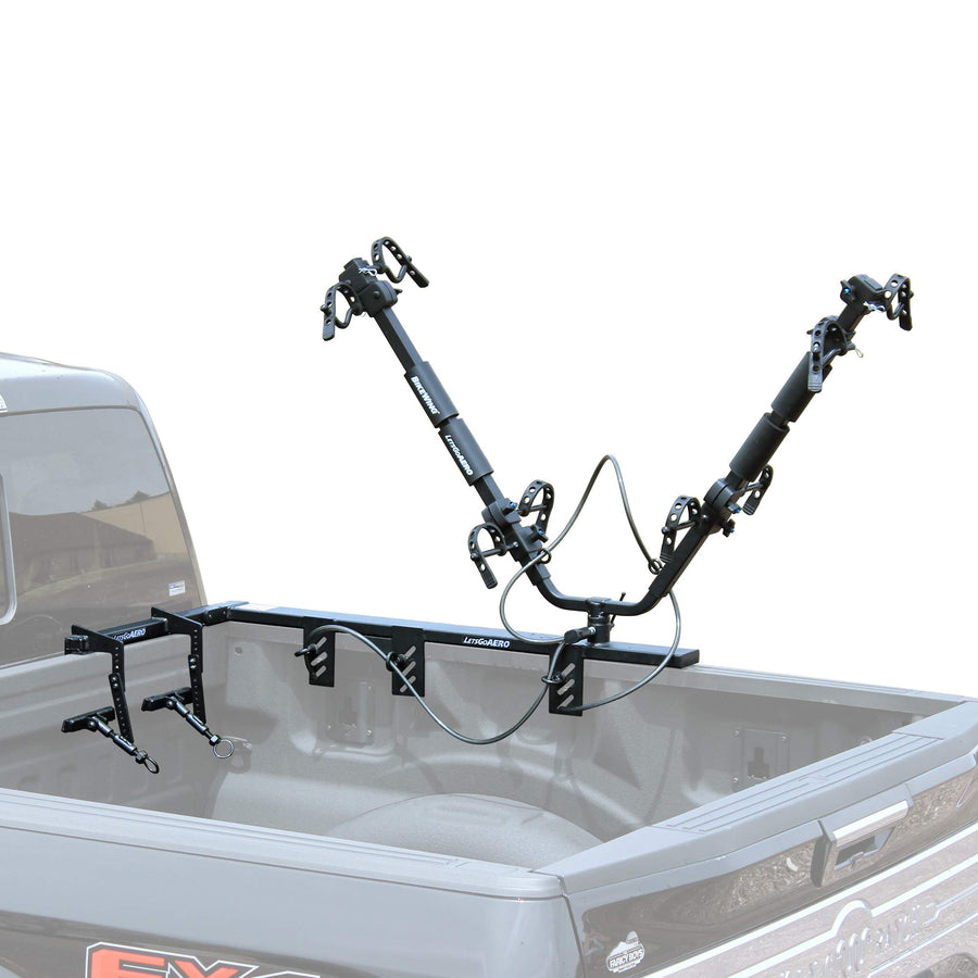 Half Nelson Let's Go Aero 2-Bike Truck Bed Mount V-Rack Carrier