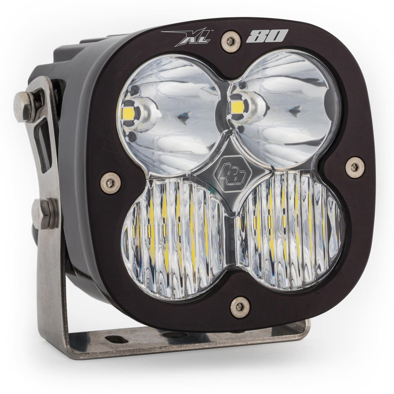 Baja Designs LED Light Pod XL80 for Jeeps, Off Road 4x4, Trucks (Driving/Combo; Clear)