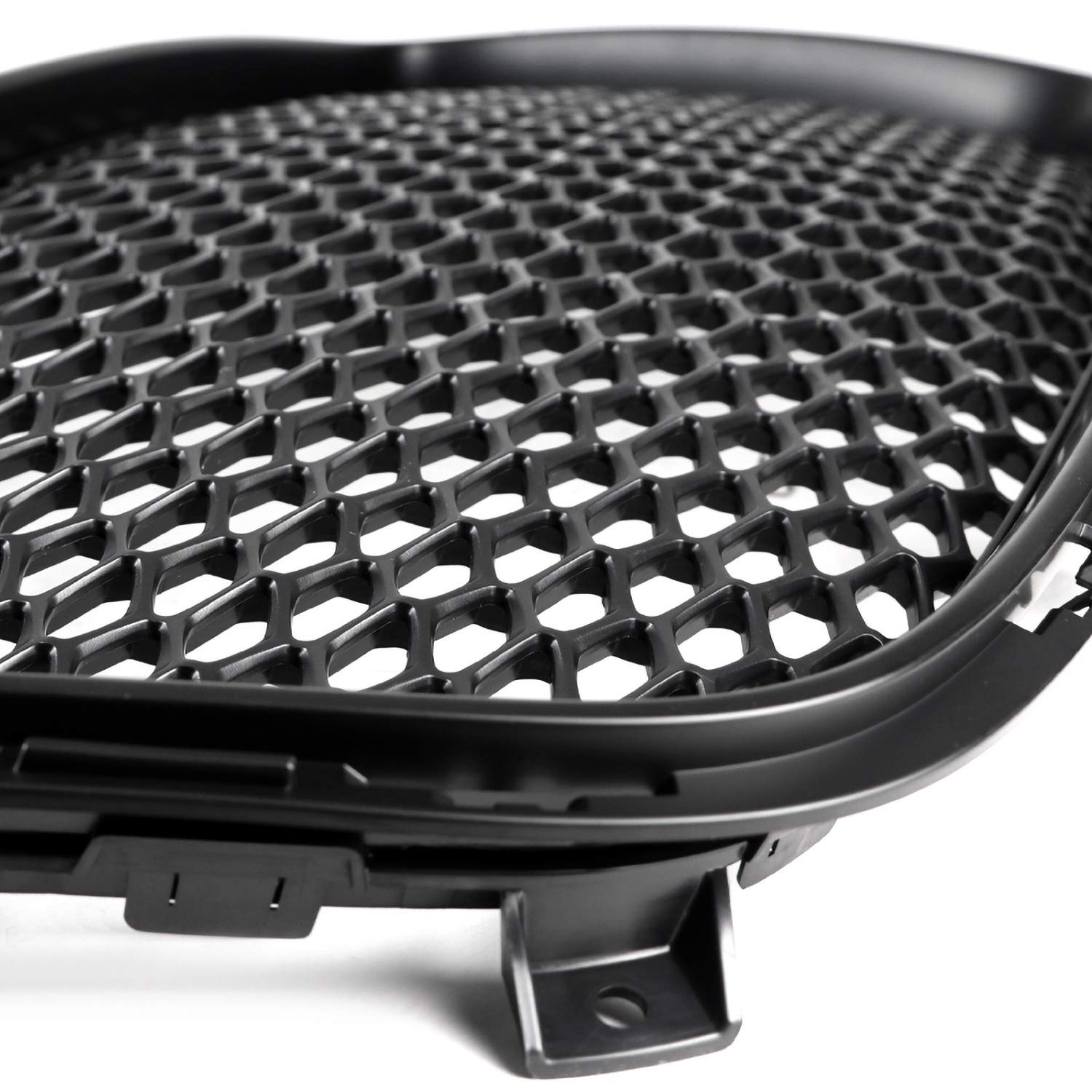 SRT Style Hood Grille Spec-D Tuning Black Compatible with 2015-2019 Chrysler 300