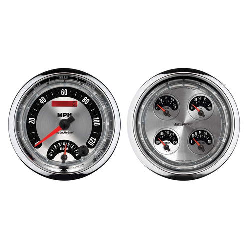 Auto Meter 1205 5" Quad and Tachometer/Speedometer Combo Gauge American Muscle