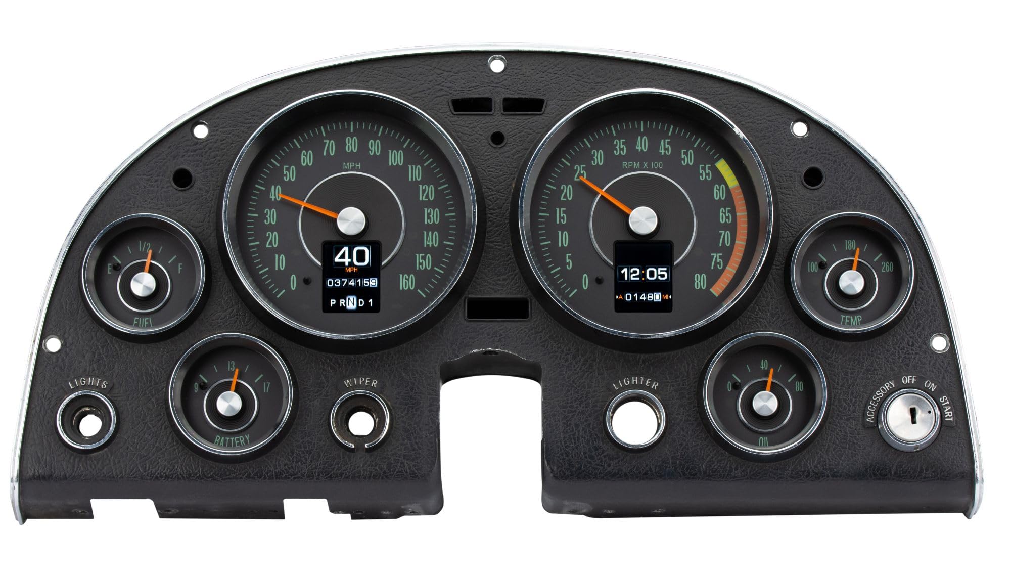 Dakota Digital Retrotech RTX-64C-VET-X Gauge Instrument System Compatible with 1964 Chevy Corvette