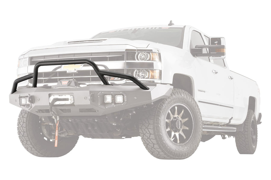 Ascent WARN 100473 Baja Grille Guard Tube Bar, Fits: Chevy Silverado HD 2500, 3500 (2015-2018), Dodge Ram 2500, 3500 (2011-2018)