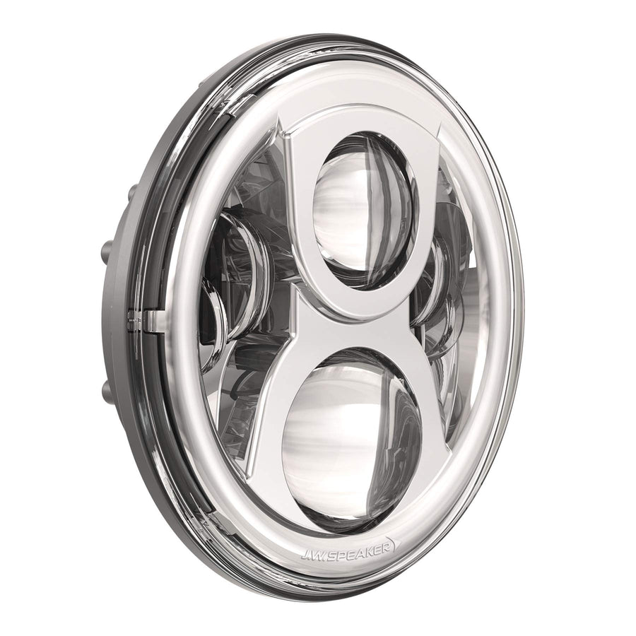 8700 J.W. SPEAKER Ev2-S 12/24V Dot Headlamp Chr