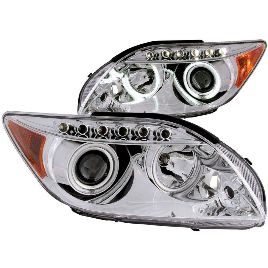 Scion tC Anzo USA 121120 Projector with Halo Chrome Headlight Assembly - (Sold in Pairs)