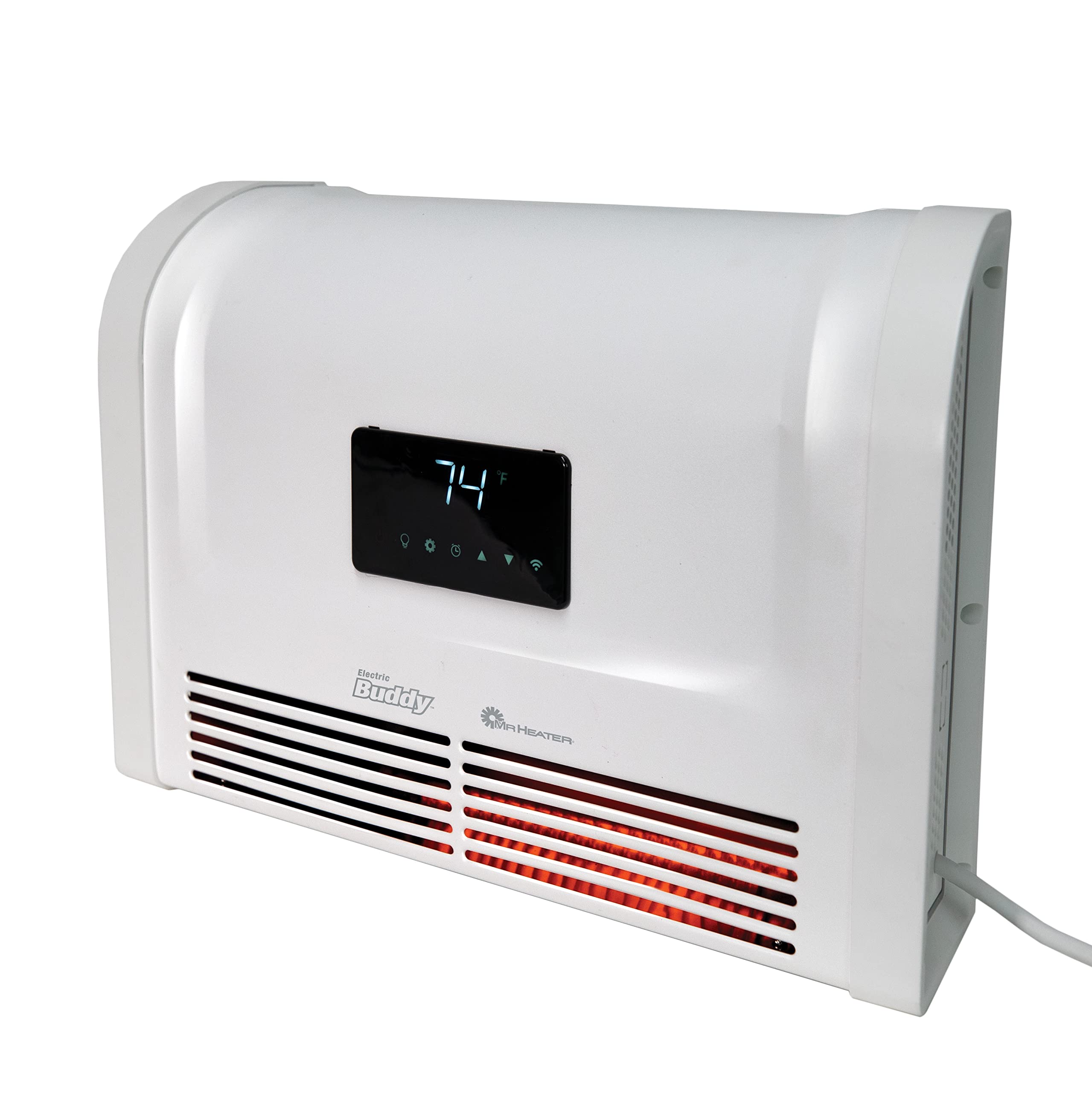 1500W Mr. Heater Wall Mount Smart Home Electric Heater, White, Medium