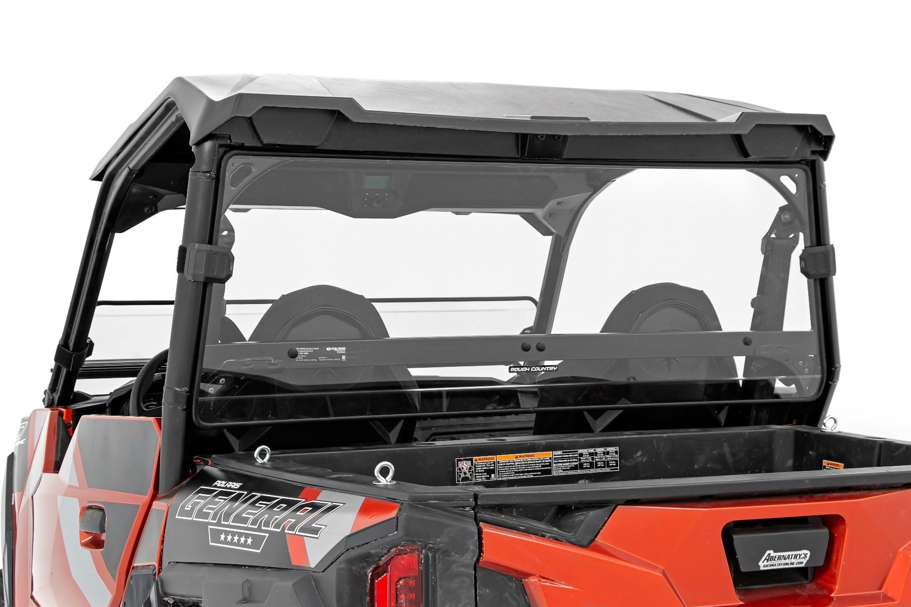 Polaris General Rear Windshield for Rough Country - 98162012