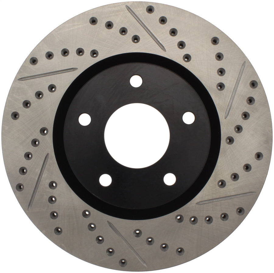Sport Drilled/Slotted Brake Rotor StopTech 127.42074R (Front Right), 1 Pack