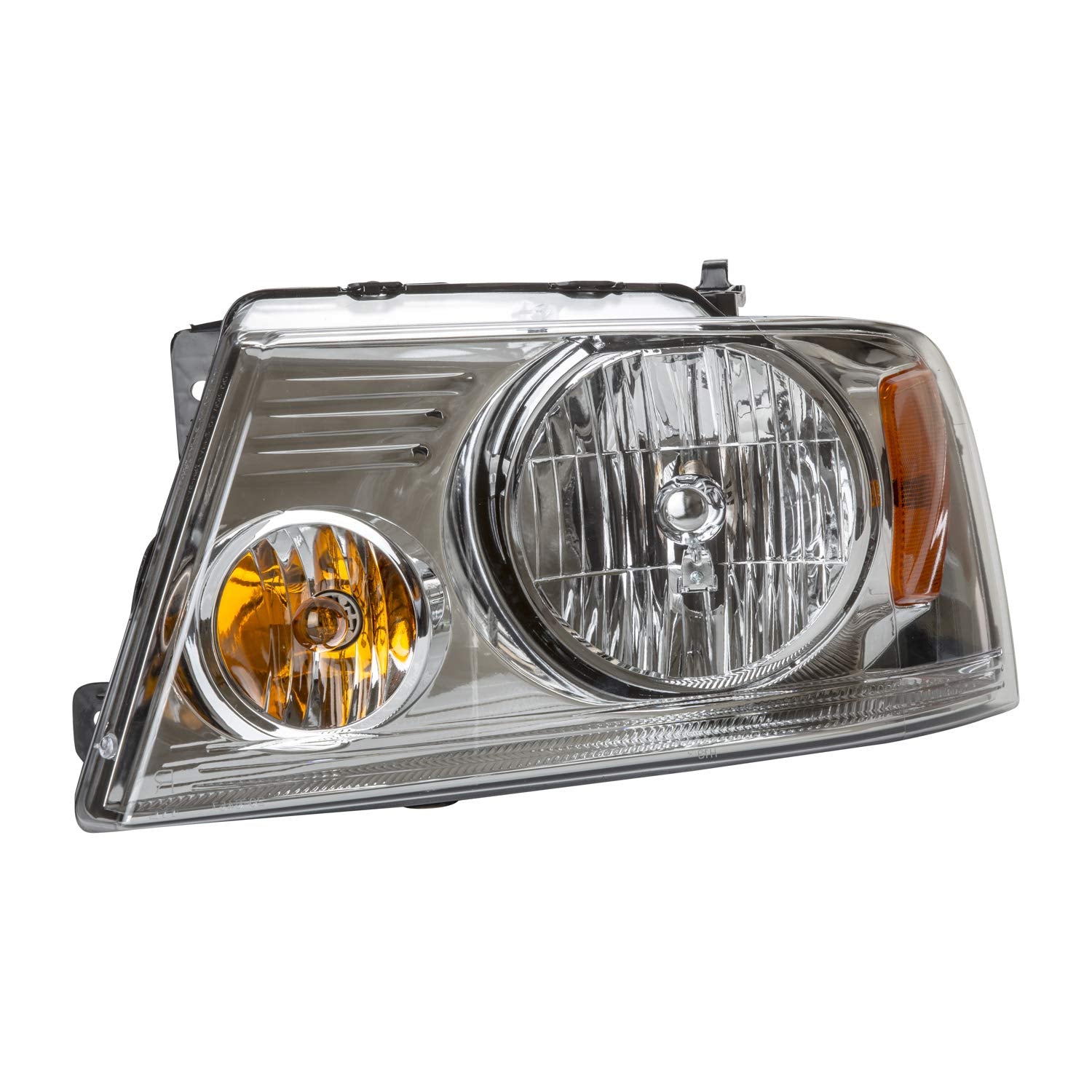 Left TYC Headlight Assembly Compatible with 2004-2008 Ford F- Series Pickup (Hvy Dty)