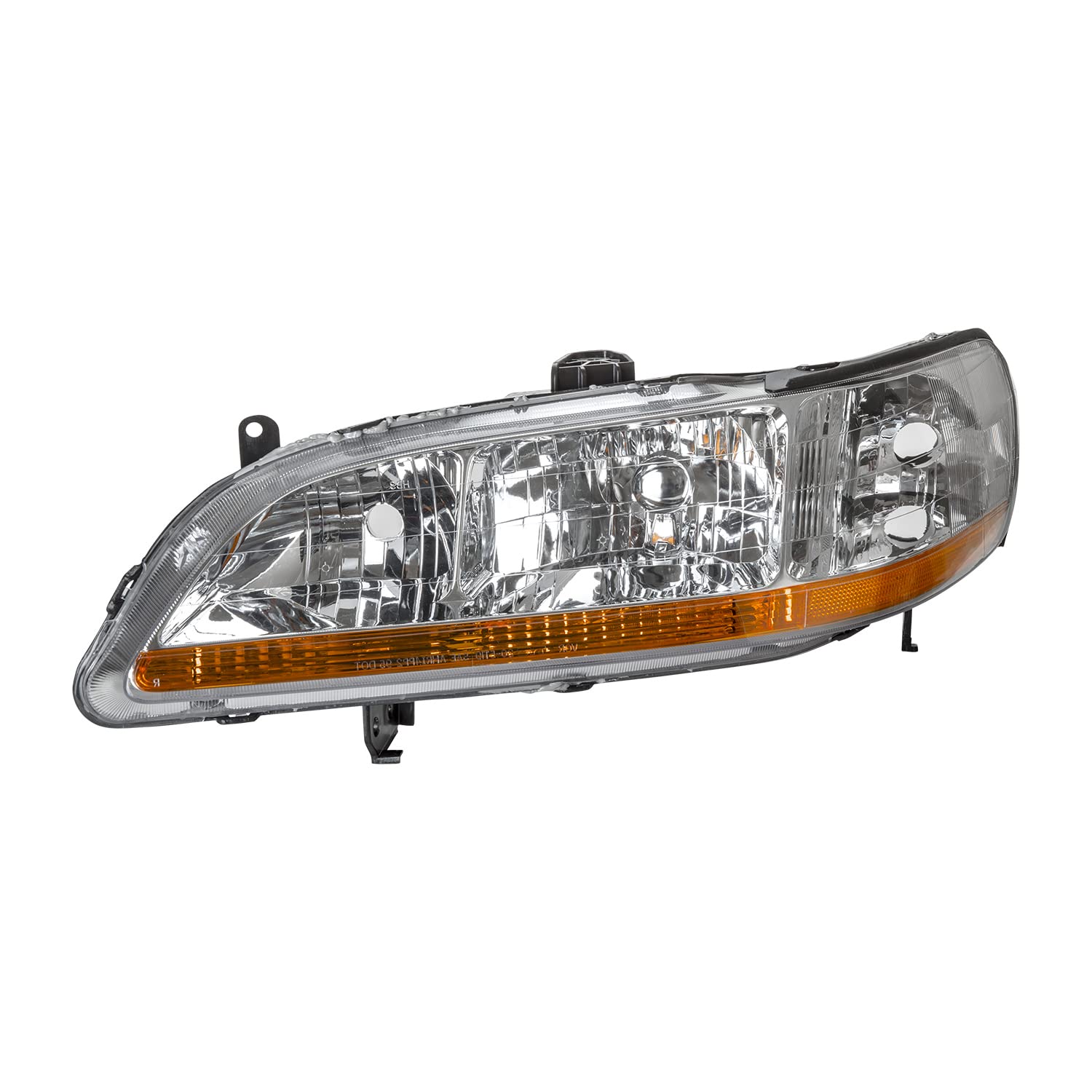 Left TYC Headlight Assembly Compatible with 2001-2002 Honda Accord