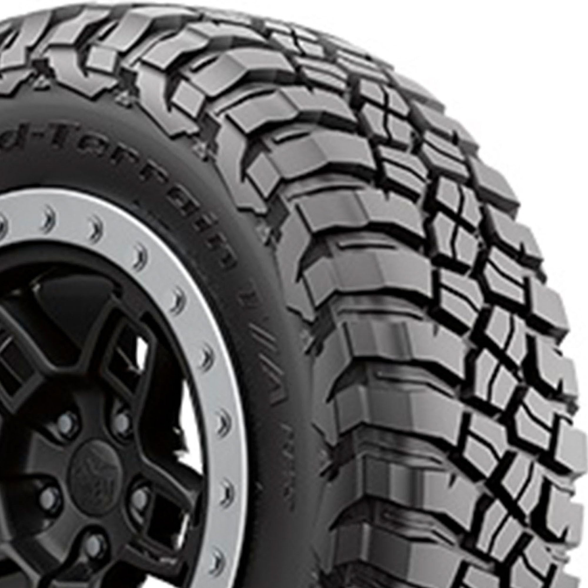 Mud Terrain T/A KM3 BFGoodrich Radial Car Tire for Light Trucks, SUVs, and Crossovers, 37x12.50R17/D 124Q