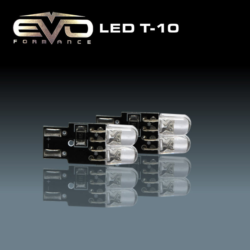 Blue CIPA High Intensity LED 194 T-10 Replacement Bulb - Pack of 2