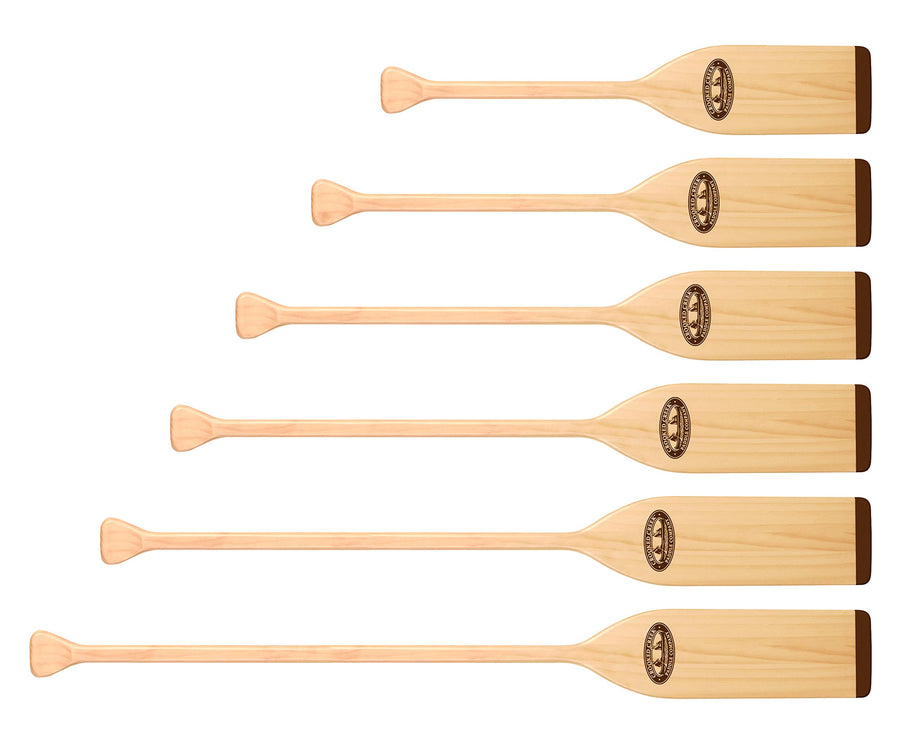 4-foot CROOKED CREEK Wooden Boat Paddle - Features Multi-Ply Laminated Construction for Added Strength - Lightweight, Waterproof Finish (50431)