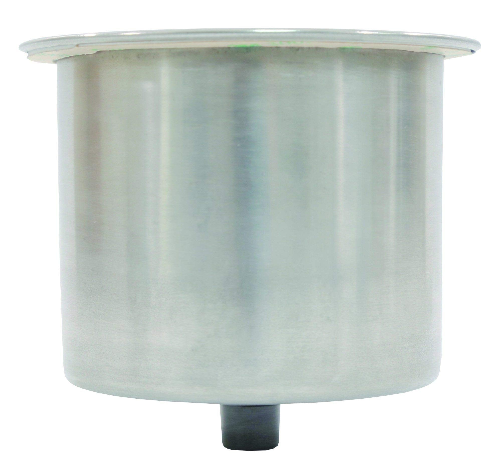 Cup Holder Stainless - No Step - Packaged