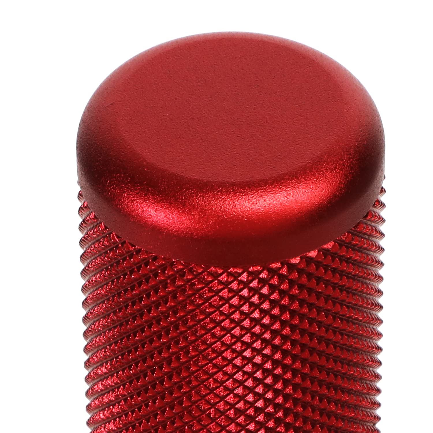 NRG Innovations Universal Aluminum SK-800RD Hidden Gem Short Shift Knob with Thread Adapters, 33mm OD x 120mm H,Red