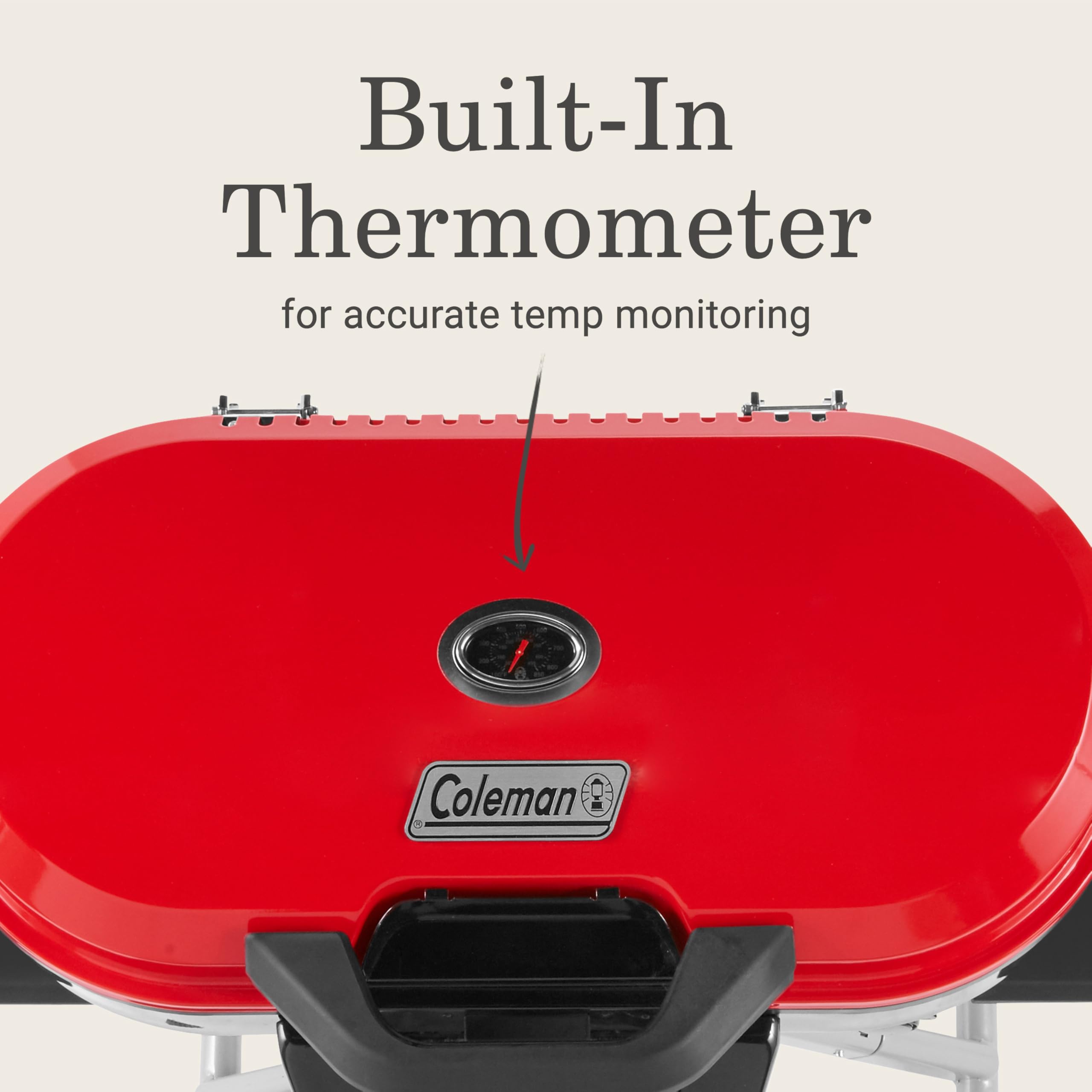 Coleman 285 RoadTrip Portable Stand-Up Propane Grill with 3 Adjustable Burners & Instastart Ignition, 20,000 BTUs of Power for Outdoor Cooking, Camping, Tailgating, Grilling, BBQs, & More