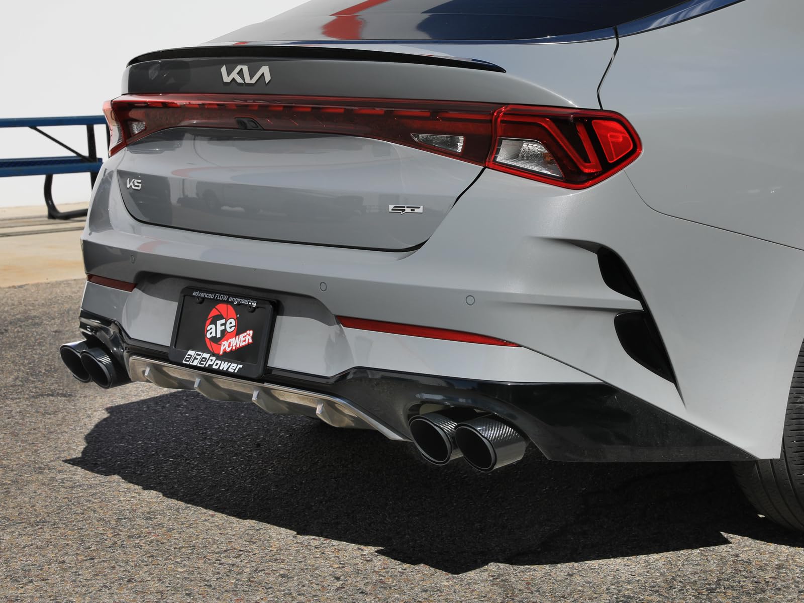 aFe Power 3 IN to 2-1/2 IN Takeda 304 Stainless Steel Axle-Back Exhaust Carbon Fiber Tip Fit Kia K5 GT 21-24 L4-2.5L (t) 49-37043-C