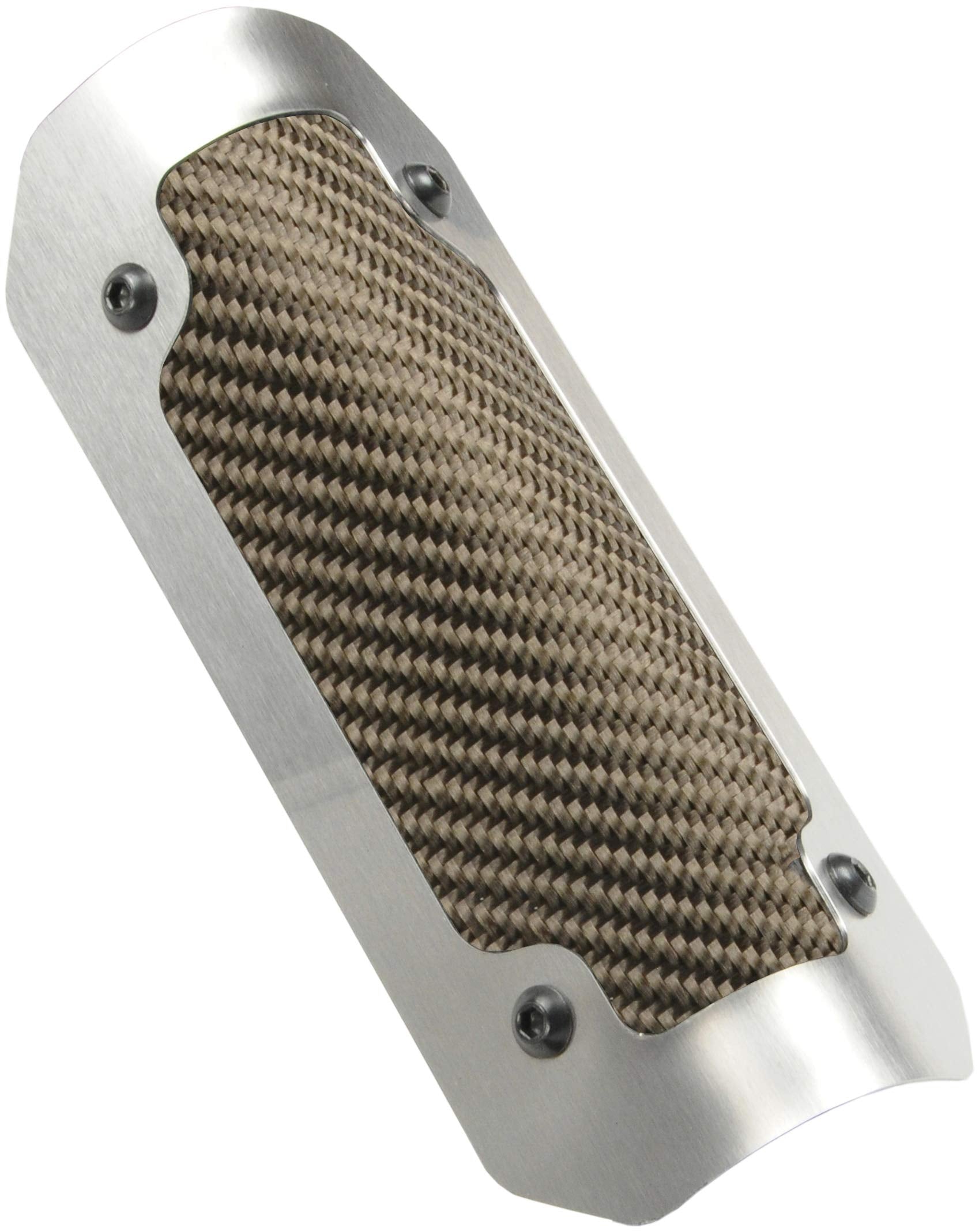 Flexible Design Engineering 010903 Titanium 4" x 8" Heat Shield with Metal Trim Ring