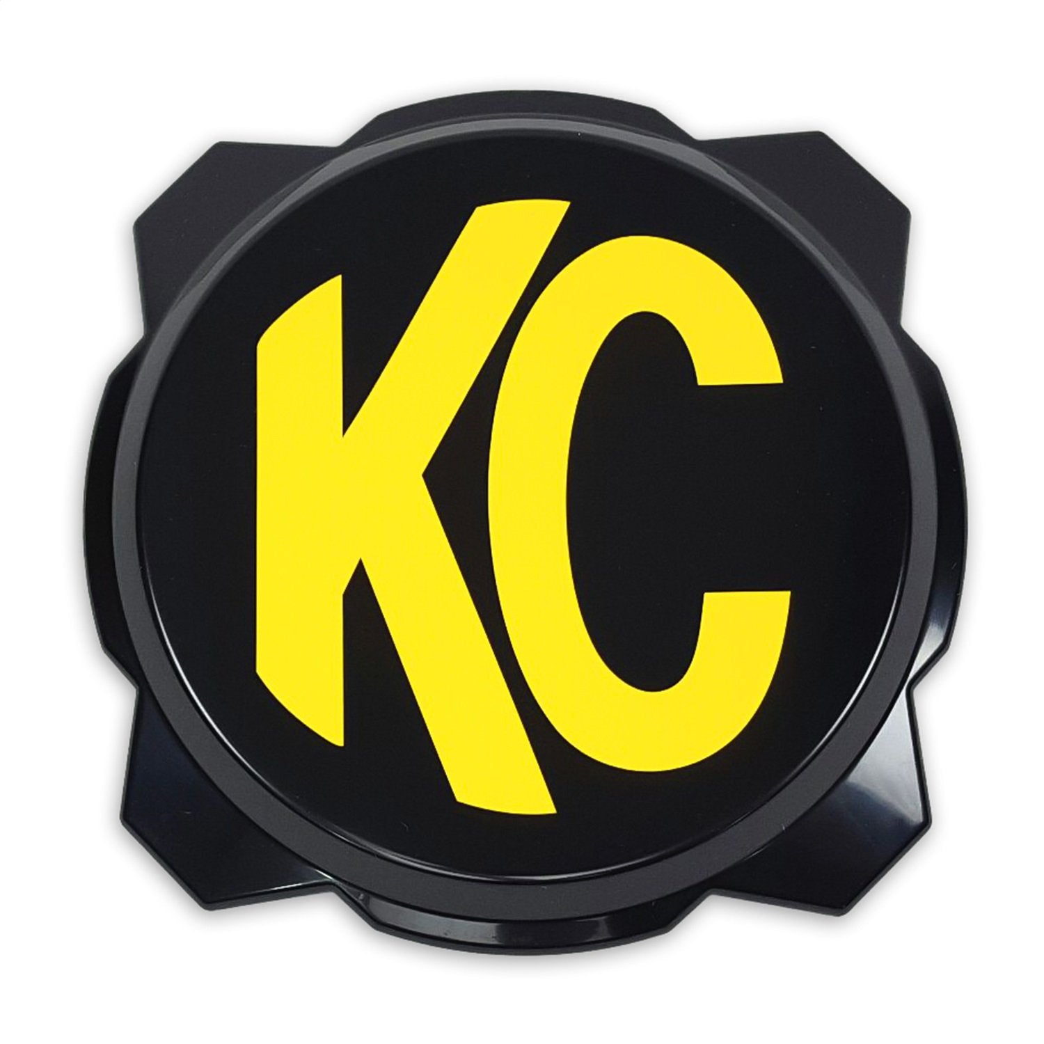 KC HiLiTES Black Hard Cover 5111 with Yellow KC Logo For PRO6 Light (Ea)