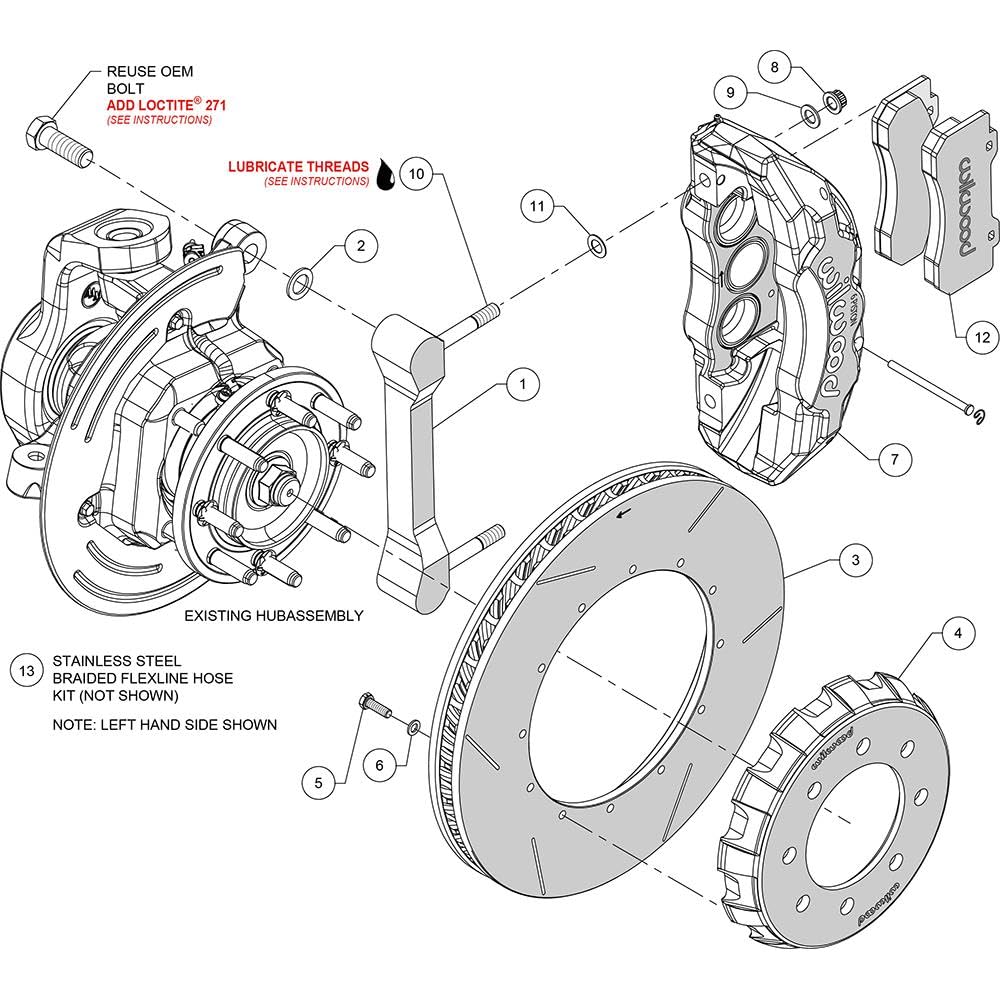 KIT RAM FRONT 2500/3500 2WD/4WD 14-