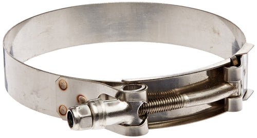 Stainless Steel HPS Performance T-Bolt Hose Clamp Size # 92, fit 3.5" ID hose SSTC-95-103 Polish 3.75"-4.06" (95mm-103mm)