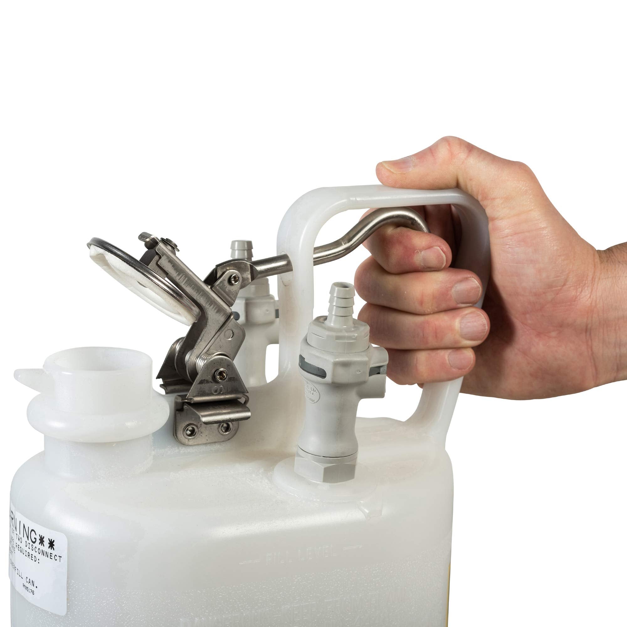 1 Gal, Justrite HPLC Waste Can, EDPM