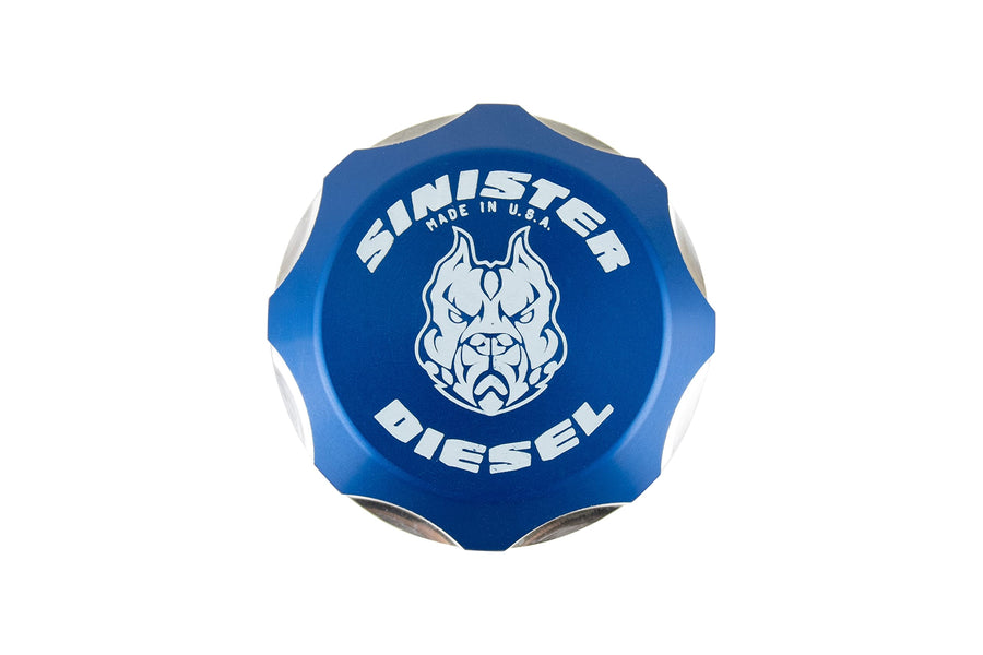 Billet Fuel Plug Sinister Diesel for 2013+ Dodge/Ram Cummins 6.7L