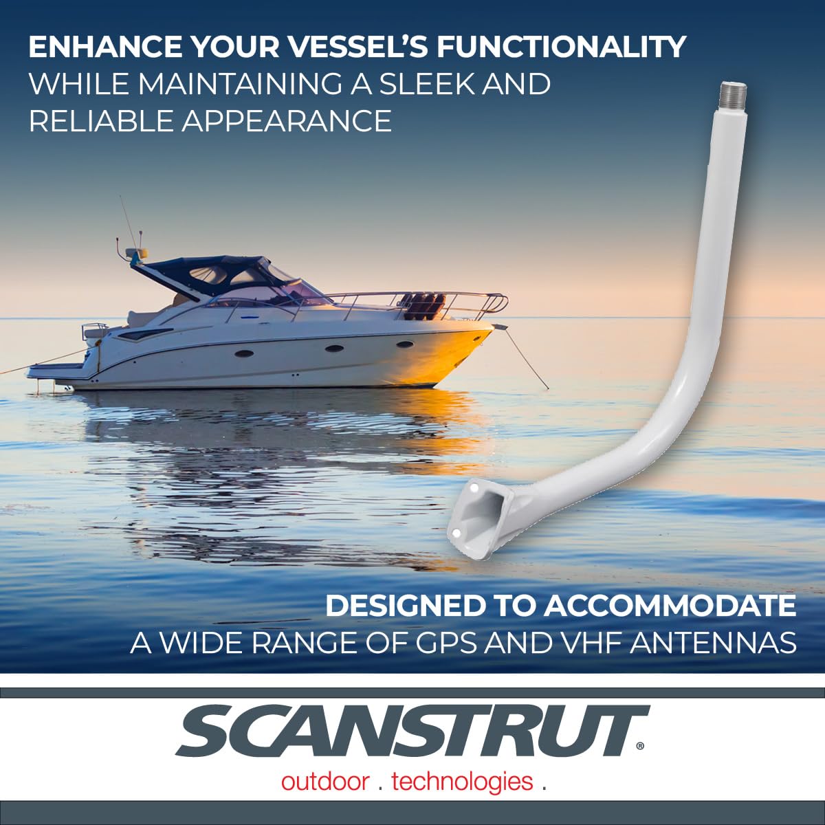 Scanstrut Central APT-GPS01 GPS/VHF Antenna Bar