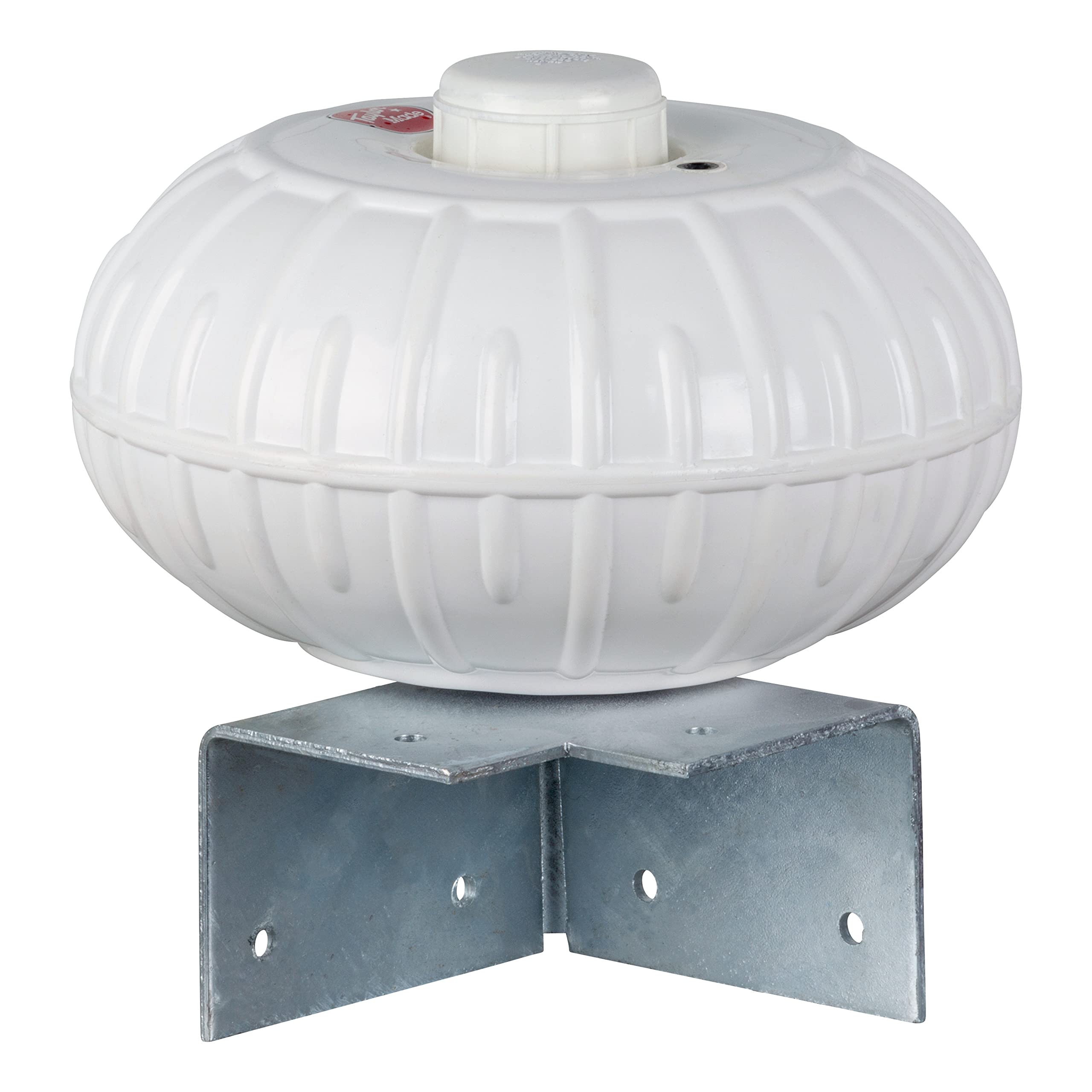 Taylor Made Products Inflatable Dock Pro Boat Wheels – Corner Mount Dock Wheel, White (12") – Cushions Boats, Protects Docks, Hot-Dipped Galvanized Hardware – 2020108494