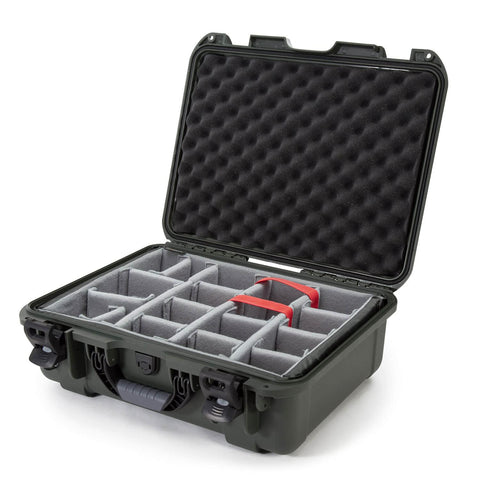 Waterproof Nanuk 930 Hard Case with Padded Dividers - Olive