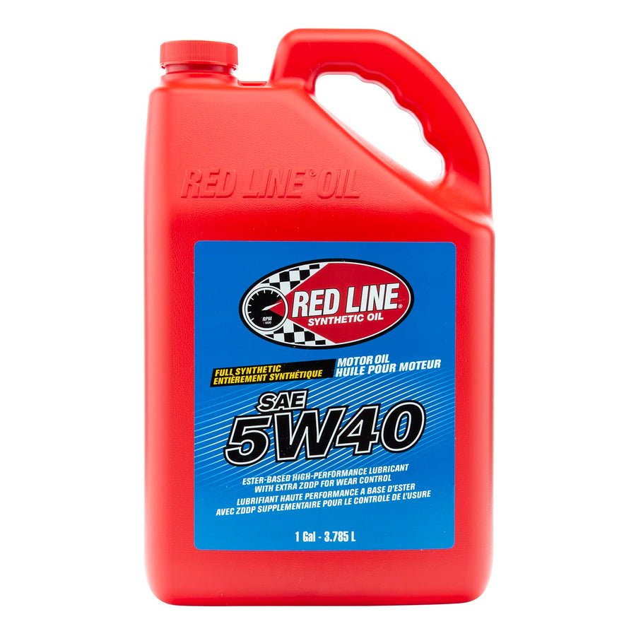 SAE 5W40 Red Line Fully Synthetic Motor Oil - 1 Gallon