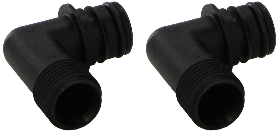 Quad Port Flojet Fitting, Black 20381-008