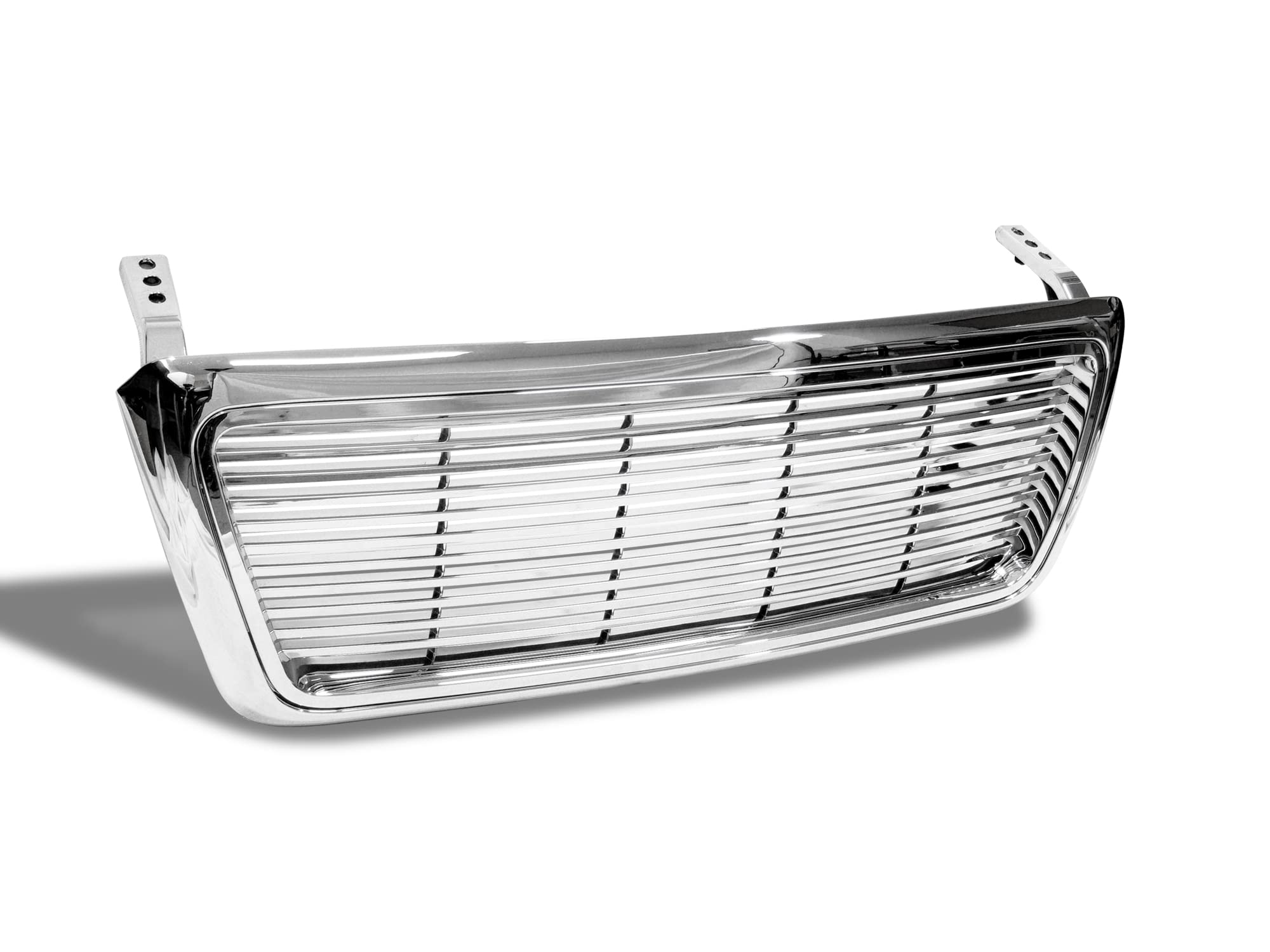7148178 Armordillo USA Horizontal Front Hood Grille - Polished Fits 2004-2008 Ford F150 F-150/2006-2008 Lincoln Mark LT