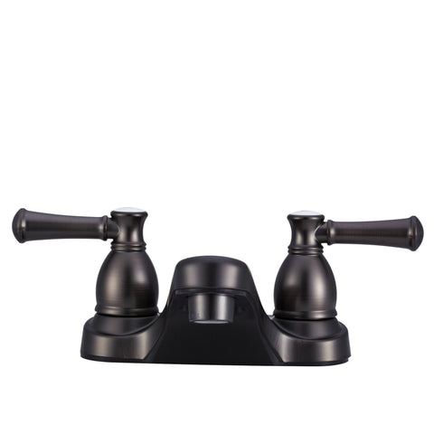 Dura Faucet RV Bathroom Faucet DF-PL700L-VB with Classical Hot and Cold Handles (Venetian Bronze)
