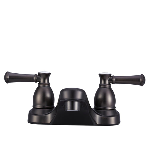 Dura Faucet RV Bathroom Faucet DF-PL700L-VB with Classical Hot and Cold Handles (Venetian Bronze)