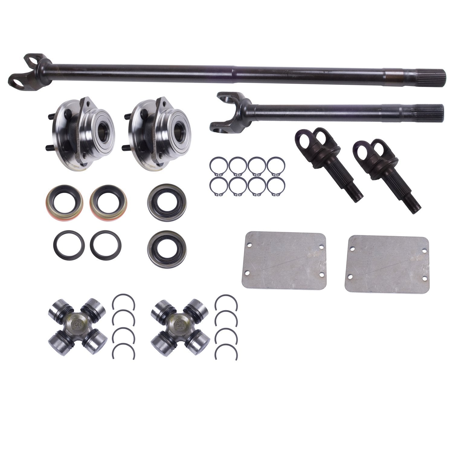 Alloy USA Axle Shaft Kit for Jeep Cherokee/YJ Wrangler | Front, Dana 30 Grande, 30 Spline | 12231 | Fits 1987-1995 Jeep Wrangler YJ; 1987-1991 Jeep Cherokee