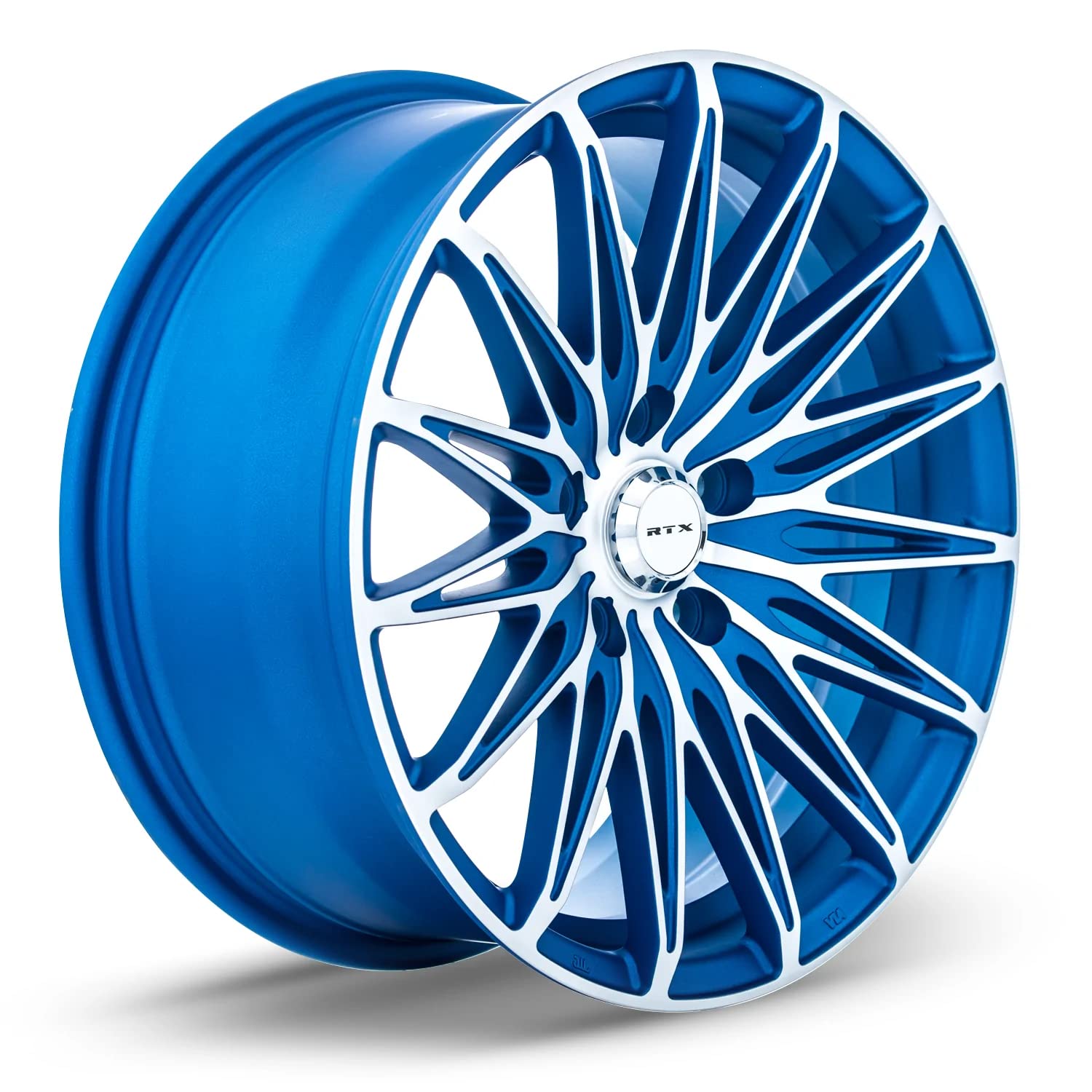 17X7.5, CRYSTAL, 5X114.3, 40, 73.1, BLUE MACHINED 081886