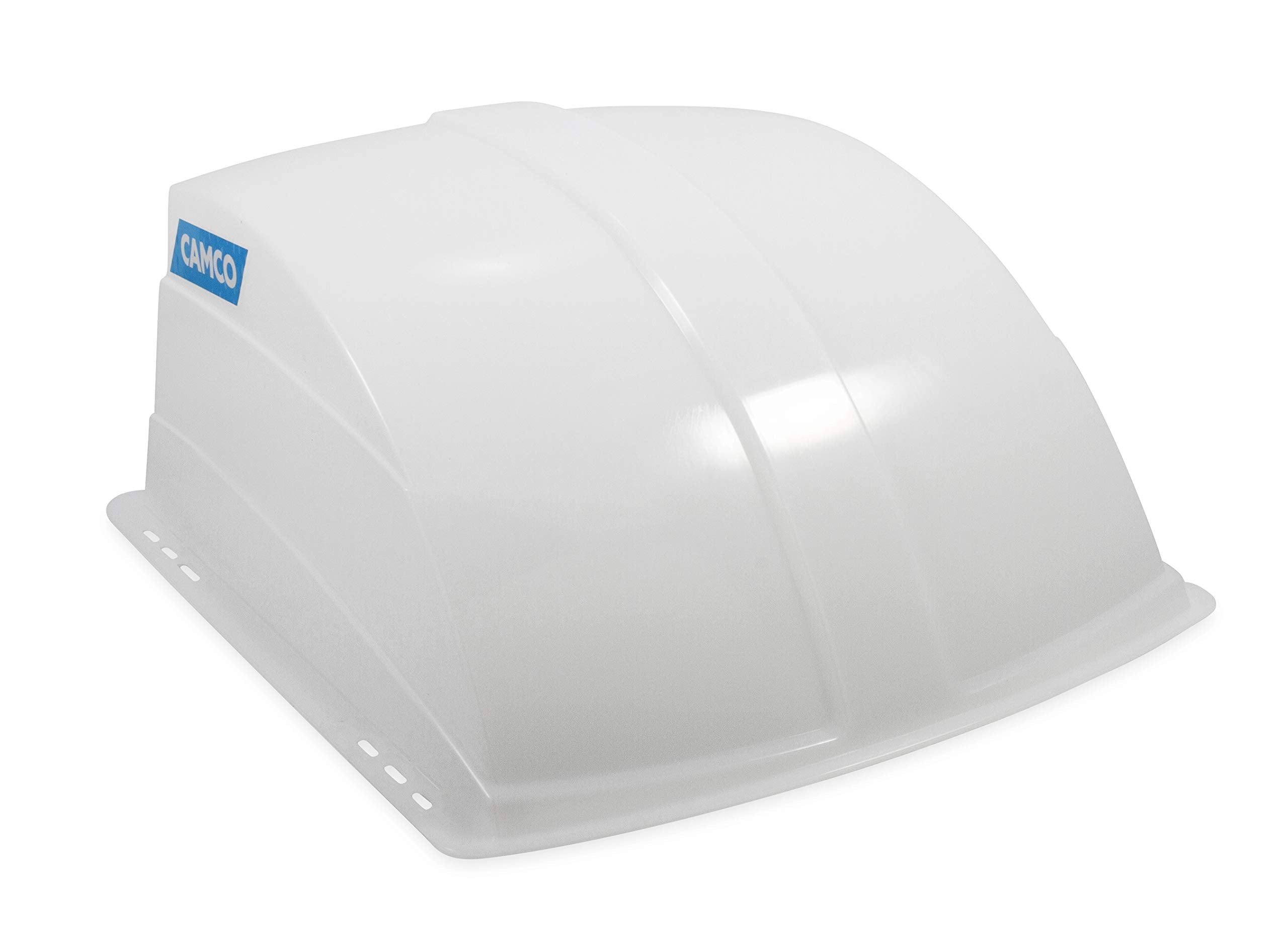 Camco Roof Vent Cover RV | High Flow Air Ventilation Allows Into Your RV, Rain or Shine | Easy Installation | Installation Hardware Included, White (40433)