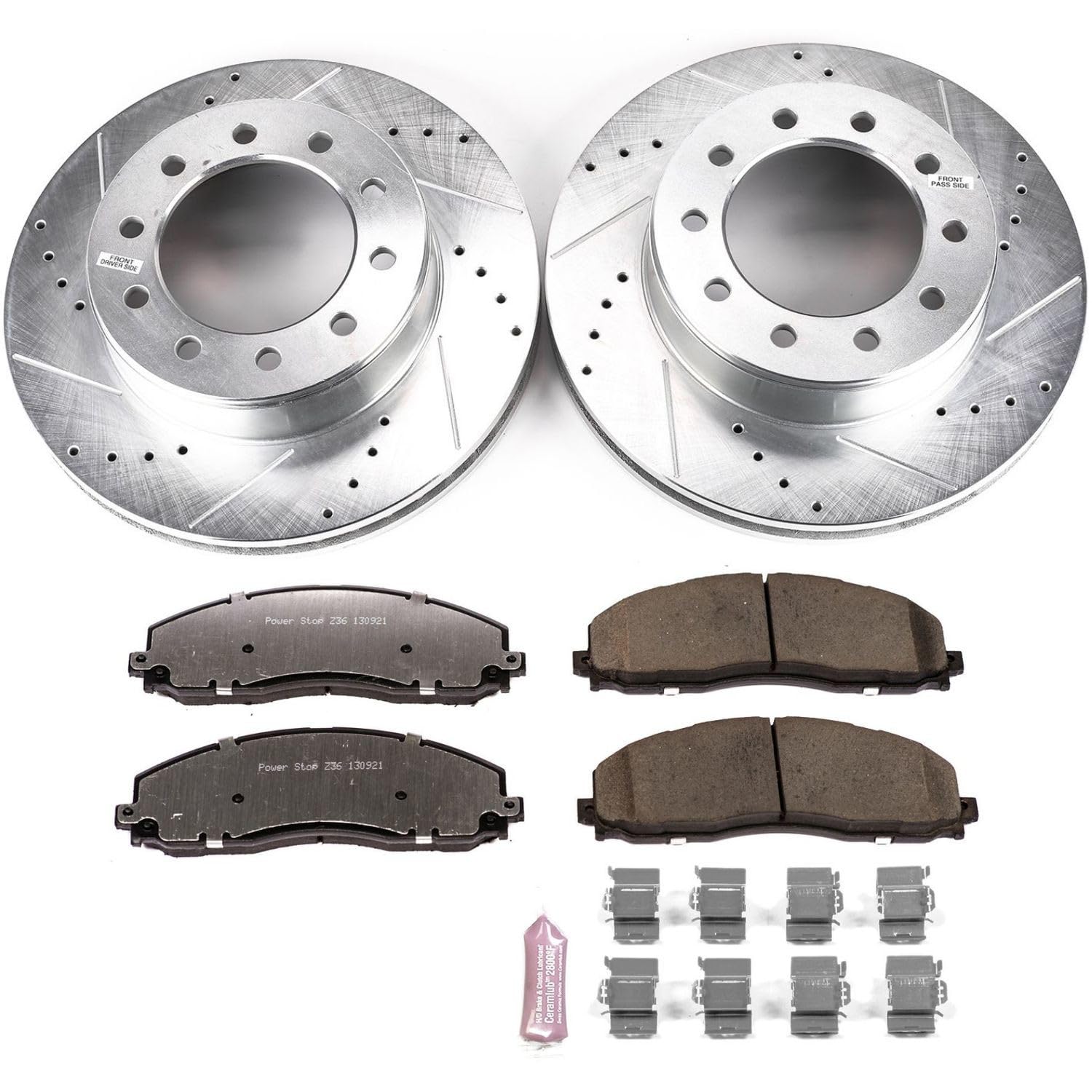 Power Stop K8029-36 Z36 Front Truck & Tow Performance Brake Kit For Ford F-350 Super Duty 2015-2016 [Model Specific]