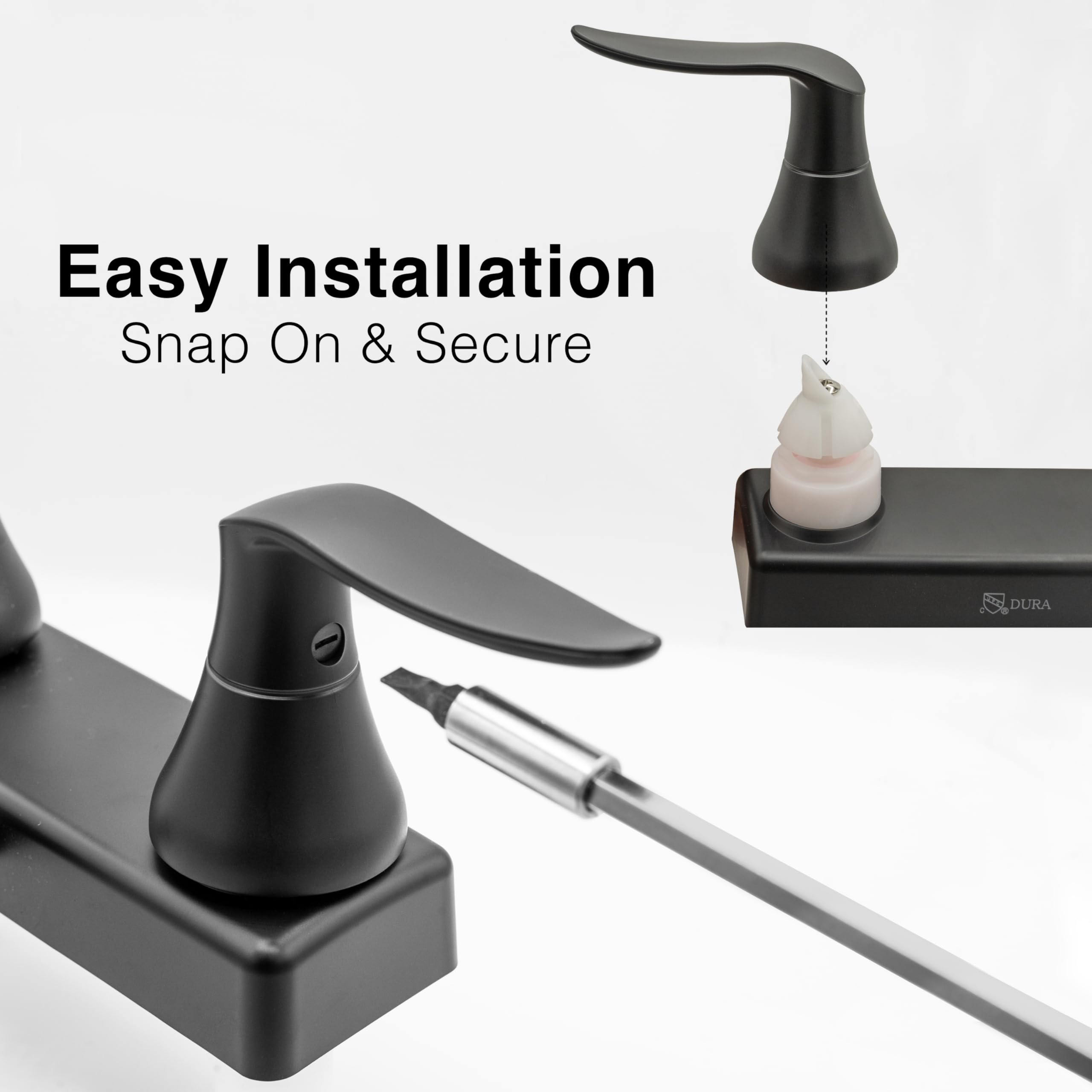 Dura Faucet Lever Handles Elegant Style (Chrome Polished)