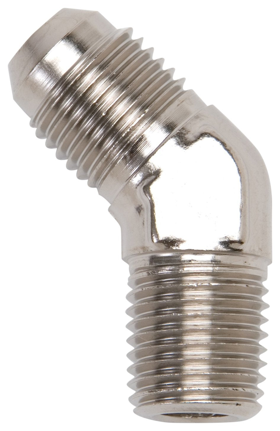 Edelbrock Endura 662391 -6AN to 3/8 NPT 45° Pipe Adapter