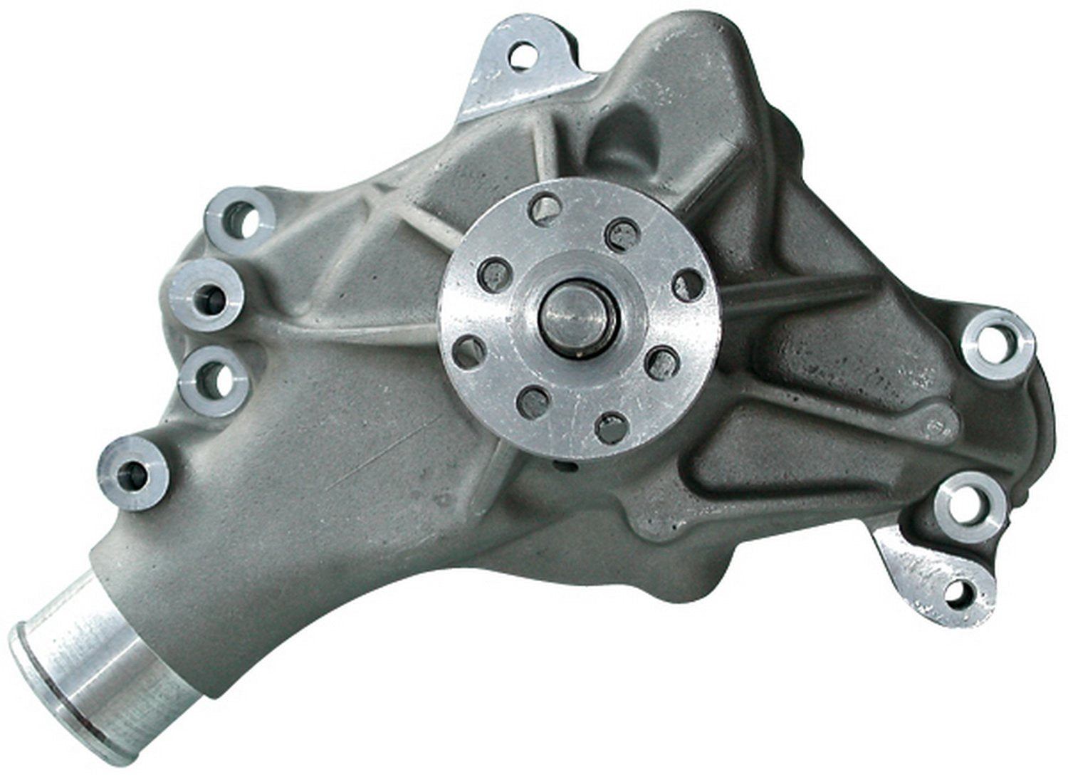 Water Pump, ProForm-PFM67265 Mechanical, Long Design, Aluminum, Natural, Small Block Chevy, Each