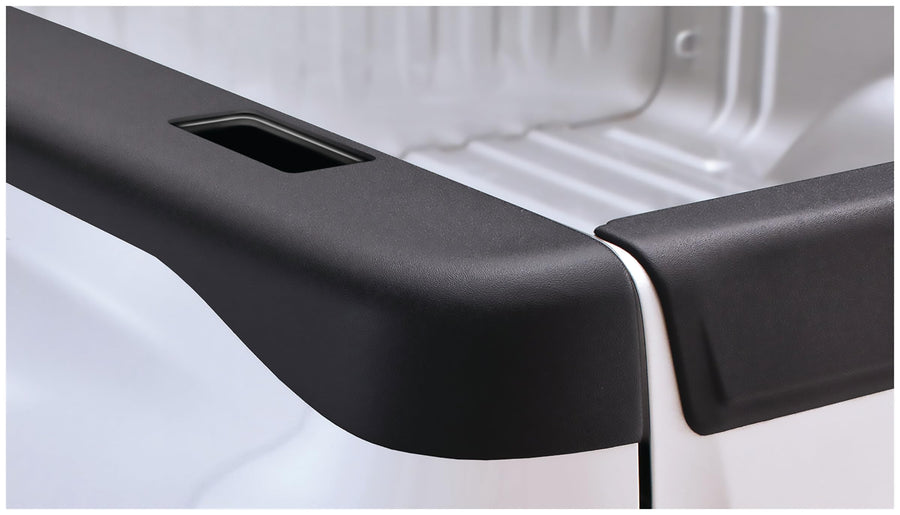 Husky Liners Bed Rail Caps Smoothback with Stakeholes | Fits 2002 - 2008 Dodge Ram 1500; 2003 - 2009 Dodge Ram 2500 & 3500 (6'6" Bed) | Black, 2-pcs. | 2888012
