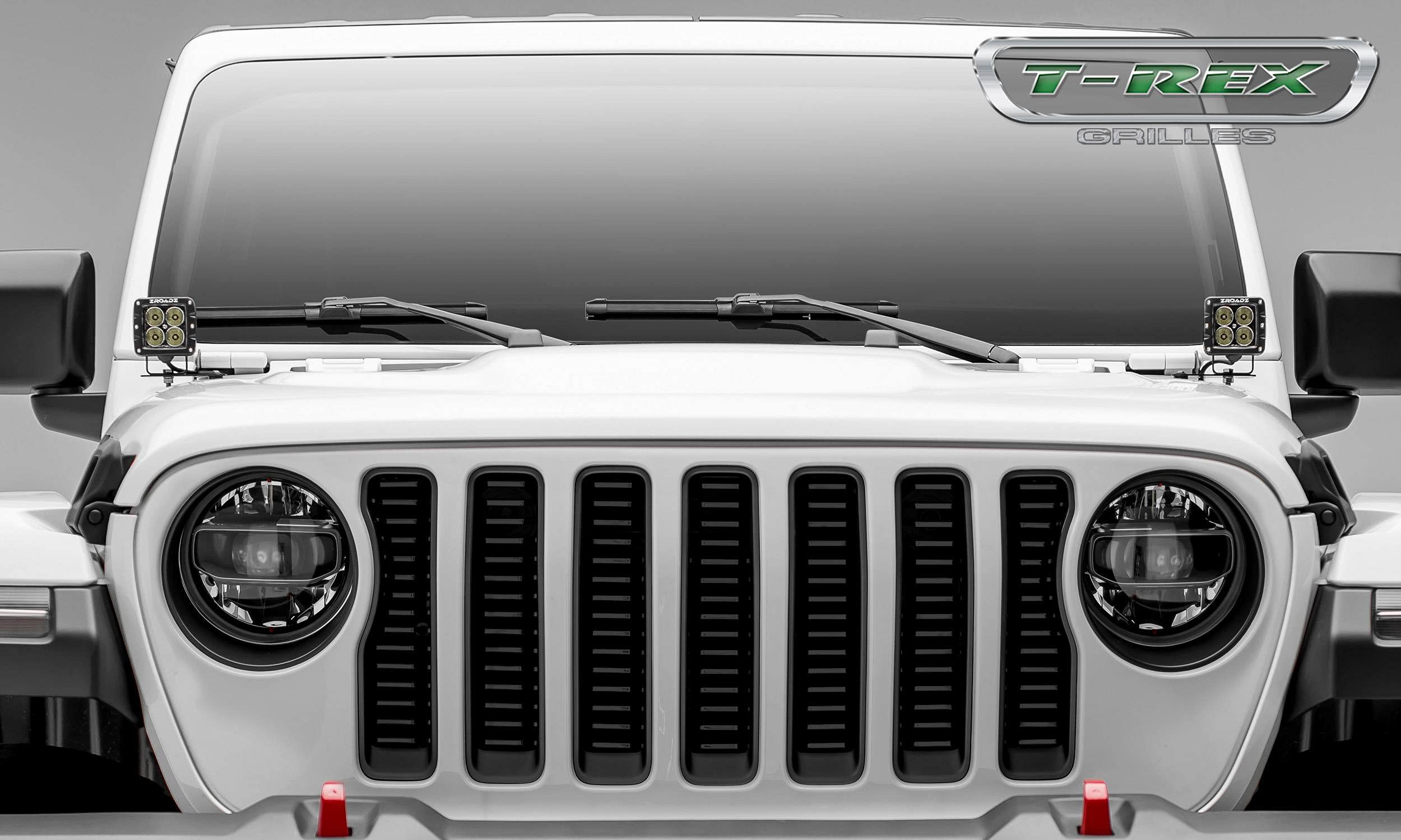 JL Jeep Gladiator, Billet Grille, Black, 1 Pc, Insert, Does Not Fit Vehicles with Camera - PN #6204931