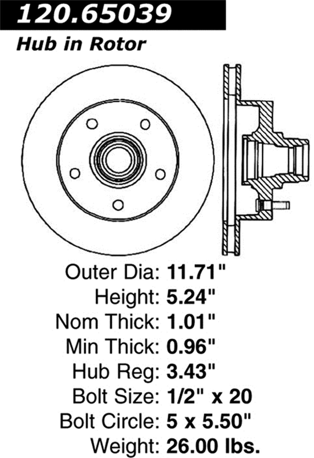 Sport Drilled/Slotted Brake Rotor StopTech 127.65039R (Front Right), 1 Pack
