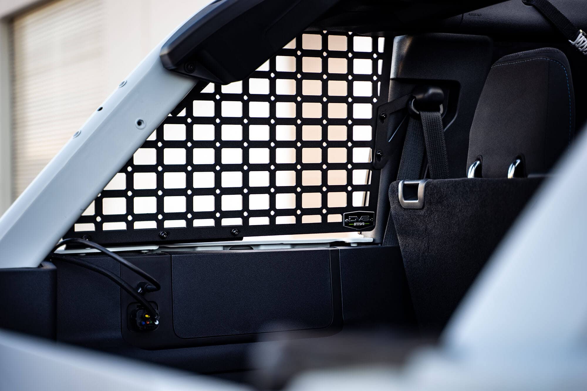 Rear Window Molle Panels DV8 Offroad for 2021-2025 Ford Bronco 4-Door | Includes Passenger & Driver Side Panels | Mount Molle Bags, Med Kits, Tools, & Other Accessories | Run with or Without Hardtop