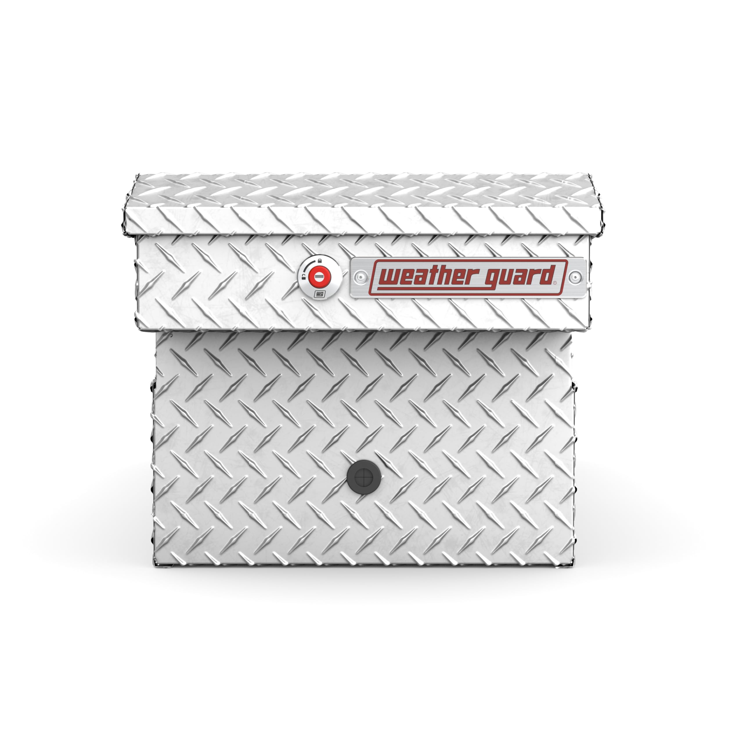 Crossover Weather Guard 124-0-04 Aluminum Gull Wing Truck Tool Box, Standard Profile, Fits Full Size Trucks, 11.3 cu ft Storage Capacity (Clear)