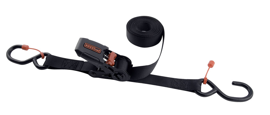 31408 Erickson Soft Grip Ratchet Strap (with Cap Locks, 1" x 15', 1300 lbs.), 4 Pack